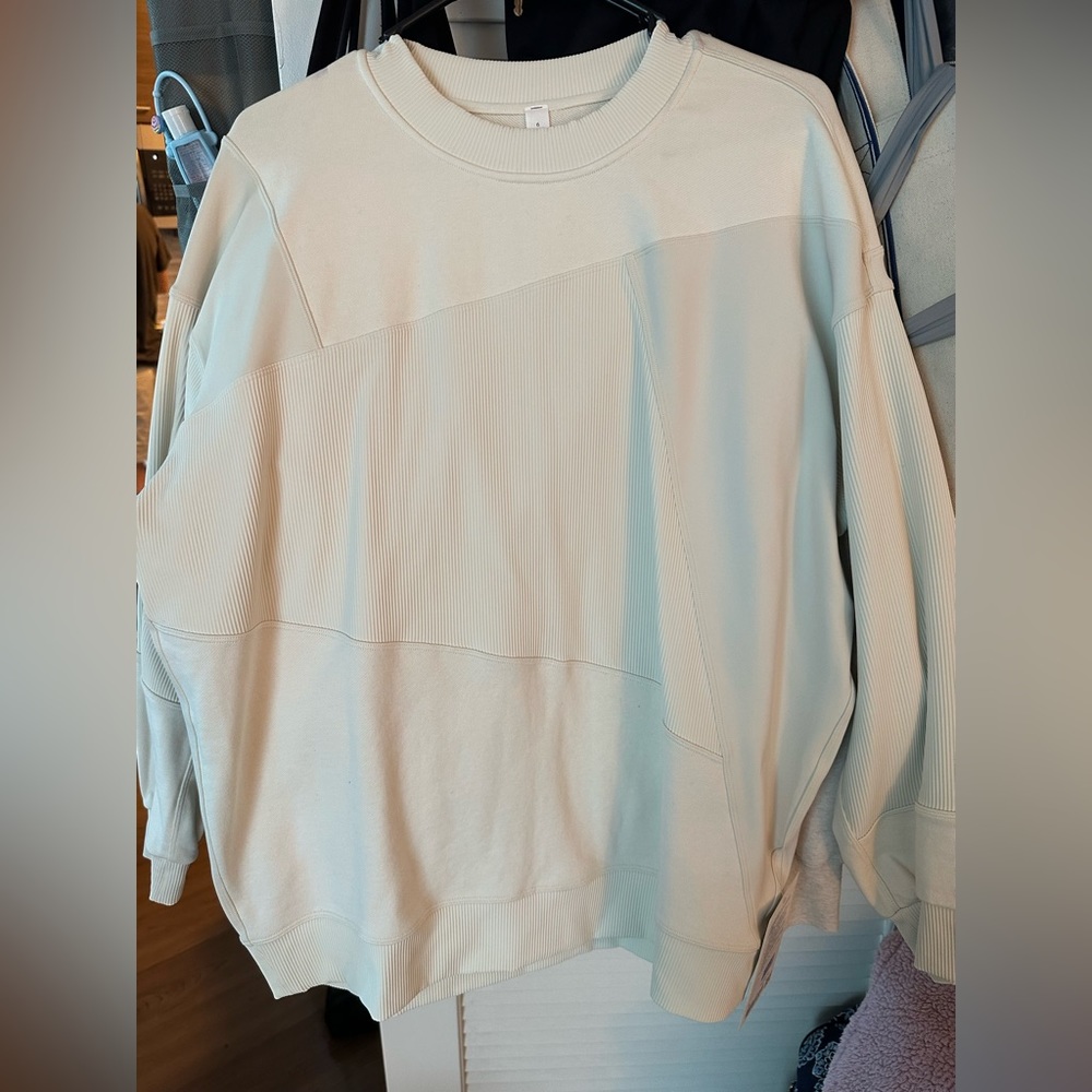Lululemon perfectly oversized crew ribbed rare